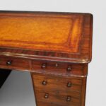Victorian Mahogany Pedestal Desk - Image 5