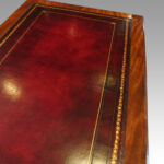 Victorian mahogany pedestal desk - Image 5