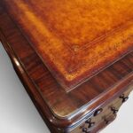 Victorian Mahogany Pedestal Desk - Image 6