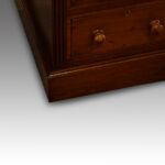 Victorian mahogany pedestal desk - Image 5