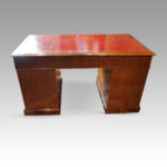 Victorian mahogany pedestal desk - Image 6