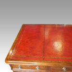 Victorian mahogany pedestal desk - Image 5