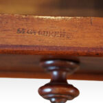 Victorian mahogany pedestal desk - Image 13