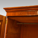Early Victorian mahogany press wardrobe - Image 12