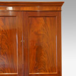 Early Victorian mahogany press wardrobe - Image 3
