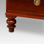 Early Victorian mahogany press wardrobe - Image 7