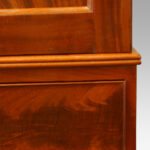 Early Victorian mahogany press wardrobe - Image 6