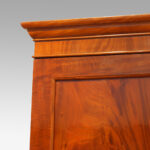 Early Victorian mahogany press wardrobe - Image 2