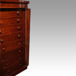 Antique mahogany Wellington chest - Image 5