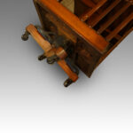 Victorian mahogany revolving bookcase - Image 6
