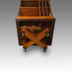 Victorian mahogany revolving bookcase - Image 4