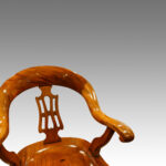 Victorian mahogany revolving desk chair - Image 3