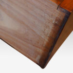 Victorian mahogany round cornered chest - Image 8