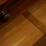 Victorian mahogany round cornered chest - Image 7