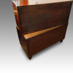 Victorian mahogany secretaire military chest - Image 8