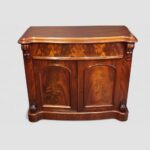 Victorian mahogany serpentine chiffonier