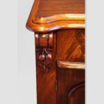 Victorian mahogany serpentine chiffonier - Image 8