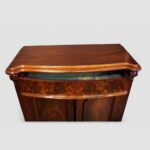 Victorian mahogany serpentine chiffonier - Image 6