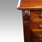 Victorian mahogany Wellington chest - Image 3