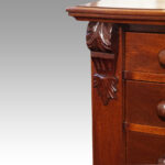 Victorian mahogany Wellington chest - Image 2