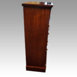 Victorian mahogany Wellington chest - Image 7
