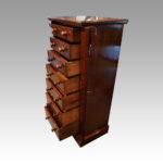 Victorian mahogany Wellington chest - Image 6