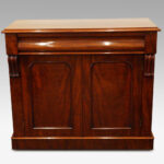 Victorian mahogany waterfall drawer chiffonier - Image 14