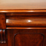 Victorian mahogany waterfall drawer chiffonier - Image 7