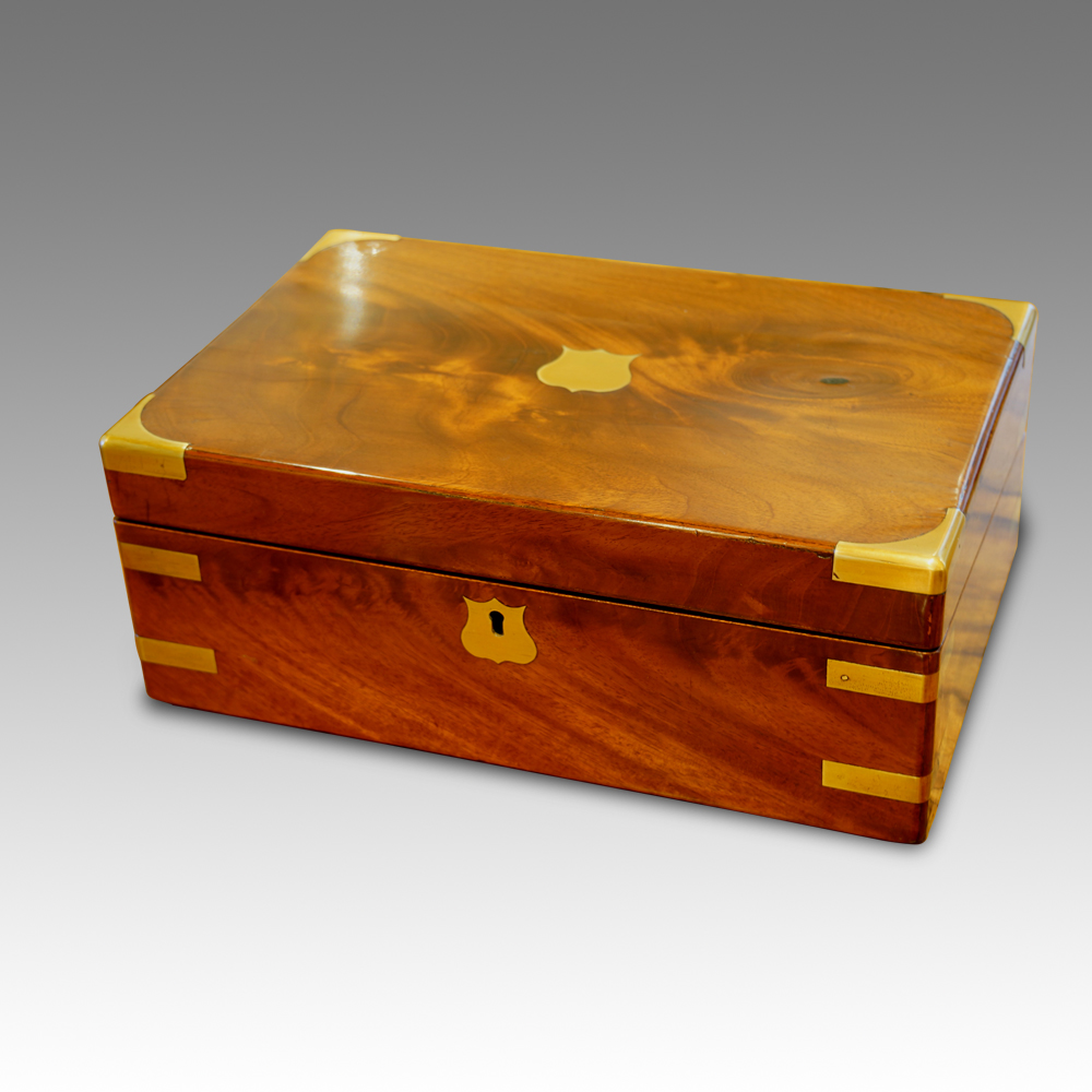 Victorian-mahogany-writing-slope.jpg Victorian mahogany writing slope Now Sold - Image 1