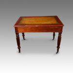 Victorian mahogany writing table - Image 2
