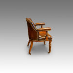 Victorian oak desk chair Now Sold - Image 2