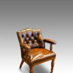 Victorian oak desk chair Now Sold - Image 6