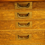 Victorian oak collectors cabinet - Image 6