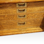 Victorian oak collectors cabinet - Image 5