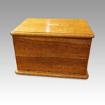 Victorian oak collectors cabinet - Image 4