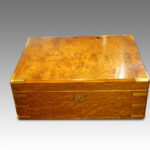 Victorian oak document box