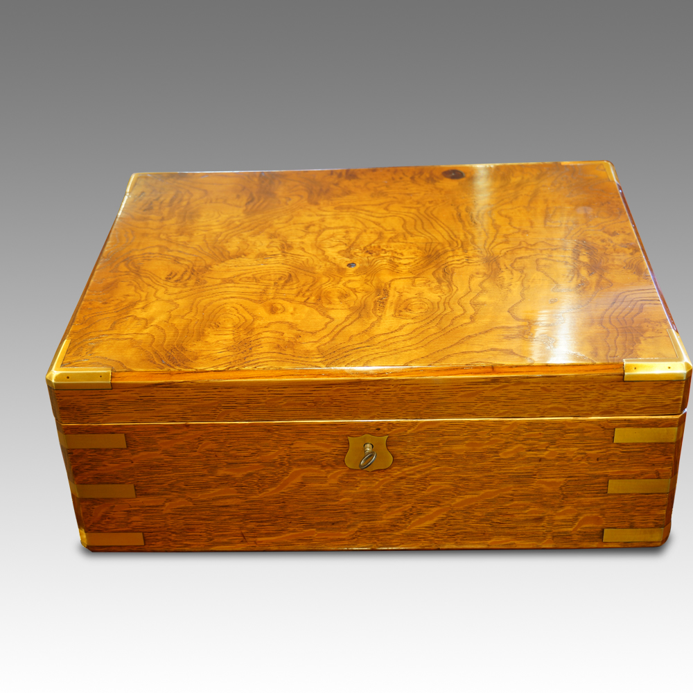 Victorian-oak-document-box.jpg Victorian oak document box - Image 1