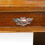 Victorian oak double pedestal desk - Image 10
