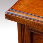 Victorian oak double pedestal desk - Image 4