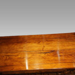 Victorian oak draw leaf dining table - Image 9
