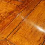 Victorian oak draw leaf dining table - Image 11