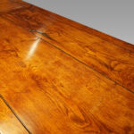Victorian oak draw leaf dining table - Image 14