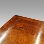 Victorian oak draw leaf dining table - Image 16