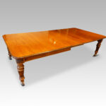 Victorian oak extending dining table - Image 11