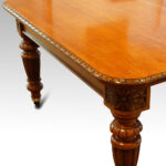 Victorian oak extending dining table - Image 10