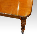 Victorian oak extending dining table - Image 9
