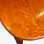 Victorian oak extending dining table - Image 12