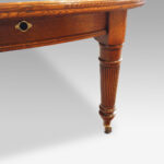 Victorian oak extending dining table - Image 13