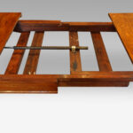 Victorian oak extending dining table - Image 10