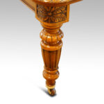 Victorian oak extending dining table - Image 6